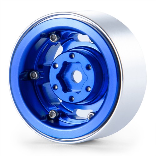 FLYXM Metal 1.0" Beadlock Wheel Rims for Axial 1/18 Traxxas TRX4M RC Crawler Car - Picture 17 of 37