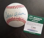 Hank Aaron Auto Autograph Rawlings Official NL Baseball SGC and PSA Auth NICE!