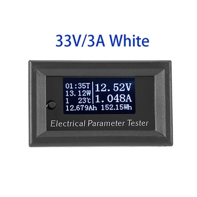OLED 7 In 1 Electrical Parameter Meter Power Voltage Current Time Energy Tester