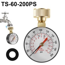 Pressure Gauge Water Pressure Test Gauge TS-60-200 PSI Water Pump Pressure Gauge
