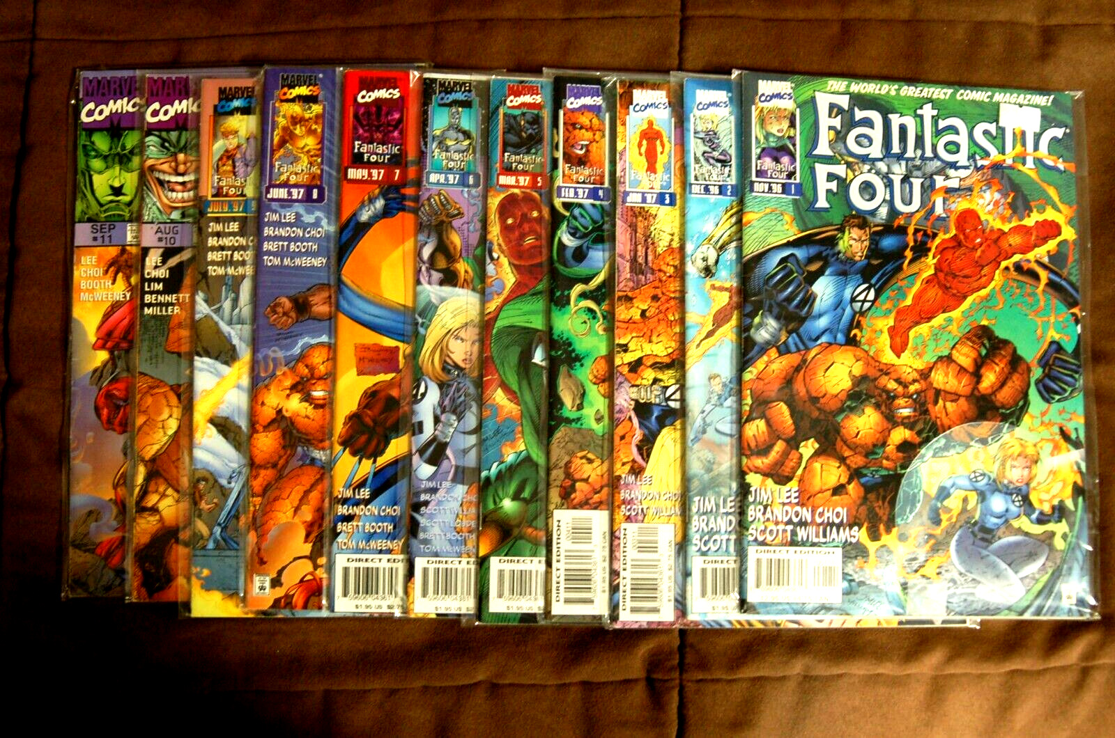 (6FF) Lot of 11: Marvel Comics, Fantastic Four #1-11 Run Read!