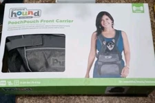 Outward Hound Pooch Pouch Dog Pet Front Carrier Gray Small 0-20 Lbs Harness New