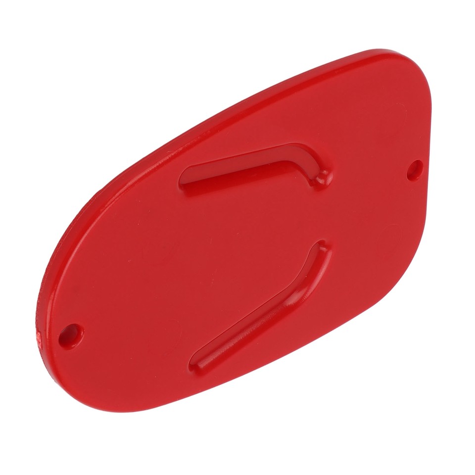 (Red)Motorcycle Kickstand Pad Universal Side Foot Support Plate Kick