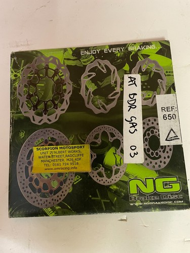 NG BRAKE DISC REAR GAS GAS/JOTAGAS/SHERCO/TRS/E-MOTION (NG650) - Picture 2 of 3