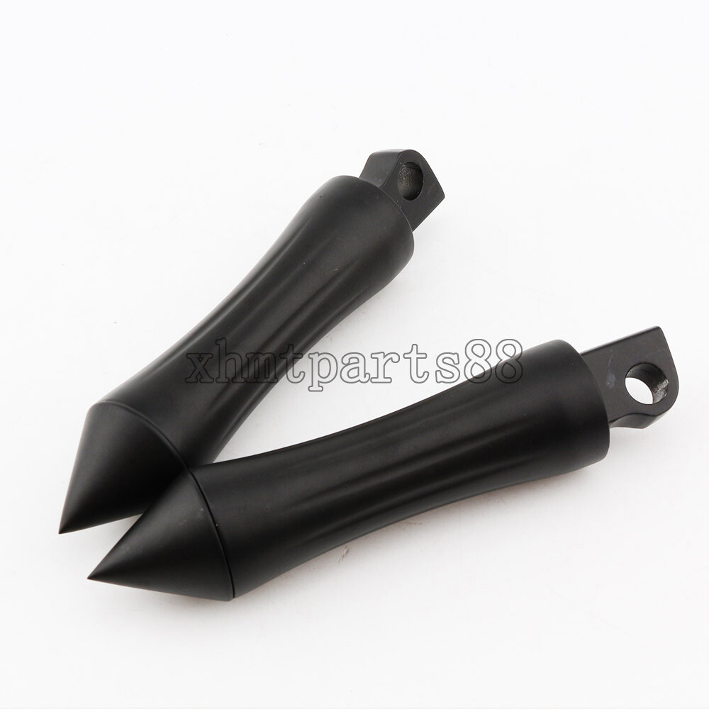 Pair Motorcycle Spike Foot Pegs Pedal Male Mount For Harley-Davidson Touring US