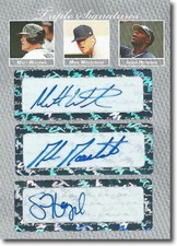 2008 Matt Wieters * Mike Moustakas * Jason Heyward Rookie SILVER Auto #/25