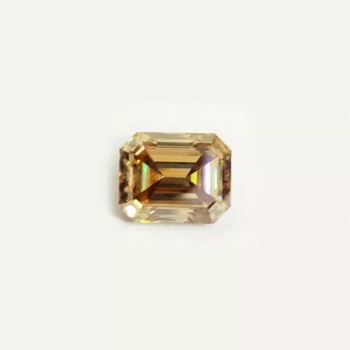 Champagne emerald 2024 cut diamond