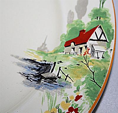 4 ATEMBERAUBENDE AUSGEFALLENE VINTAGE ART DECO PALISSY 30er BEISTELL TEETELLER 19,5cm BREIT