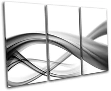 Funky Cool Design Abstract TREBLE CANVAS WALL ART Picture Print VA