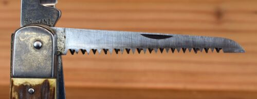 VTG BRIGANT 4 BLADE STAG LOCK BACK POCKET KNIFE / MULTI-TOOL - Picture 12 of 19