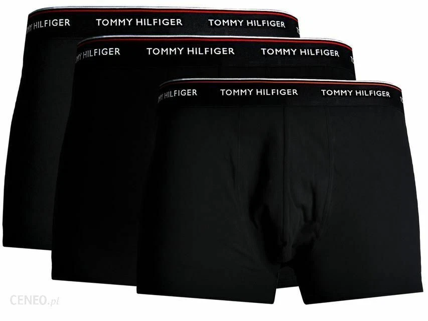 Men's Tommy Hilfiger 3 In Pack Premium Essentials Boxers Trunks Underwear  Black