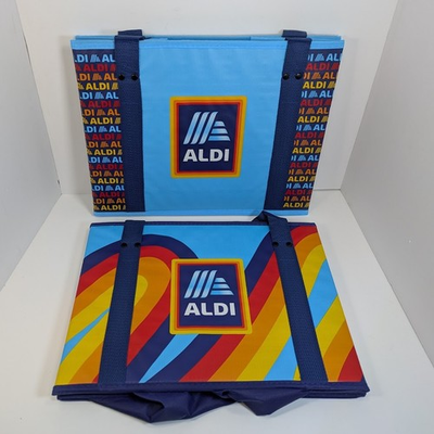 #ad #ad Aldi Collapsible Box Tote Bag 14x11x10 2025 CHOOSE Sturdy New $19.99