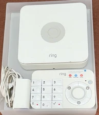Ring Base Station US Home Security - White w/ Keypad & Cables