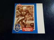 Hugh McElhenny Lions NFL 1988 Swell Football Greats HOF White Strip Oddball