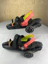 Cardiff Cruiser Youth Roller Skates Boys 12-5 Girls 12-6 Black Neon
