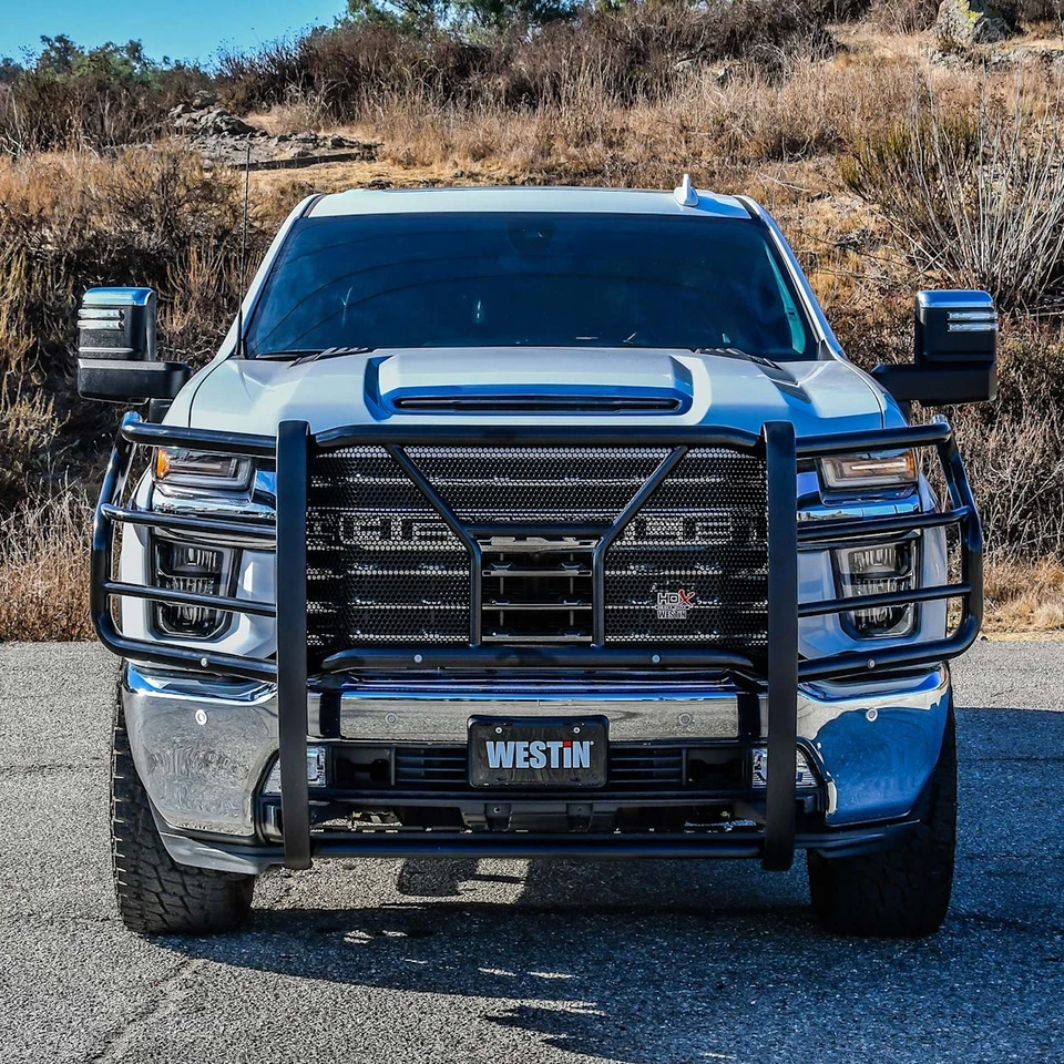 57-3995S Westin Grille Guard Front for Chevy Chevrolet Silverado 3500 HD 2500 Foto 3 de 4