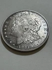 1921 $1 Morgan Silver Dollar E Pluribus Unum US Coin