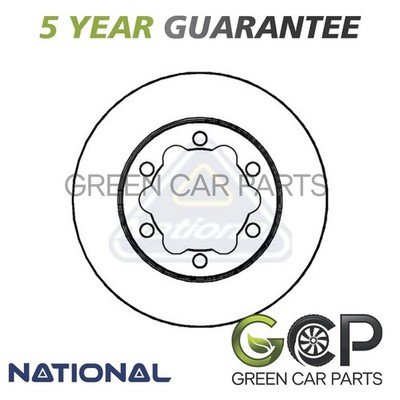 National Rear Brake Disc Fits Mercedes Sprinter 5-T 4.6-T VW Crafter 30-50 30-35