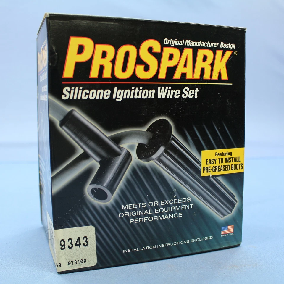 Juego de cables de encendido de bujía ProSpark 9343 para 92-93 ES300 Camry 3,0 L V6 Foto 4 de 4
