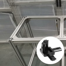 6pcs Corner Bracket 2020 Aluminum Extrusion 3-way Aluminum Corner Bracket