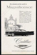 1959 Cadillac Sedan De Ville Black Car Photo Vintage Print Ad 1959 Cadillac Sedan De Ville Black Car Photo Vintage Print Ad