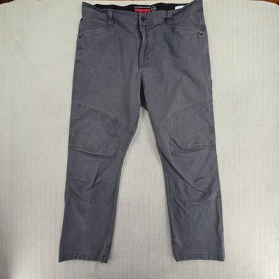Wrangler ATG Pants Mens 40x30 Gray Jackson Utility Double Knee All Terrain Gear