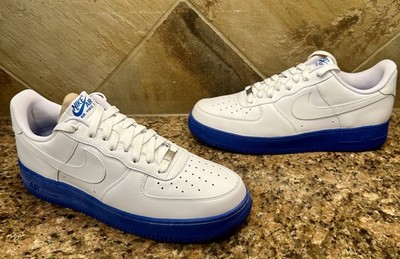 ☆はっちゃん☆Nike Air Force 1 ホワイト/ ブルー Nike Air Force 1 White Varsity Royal Mistake block 2008 Sz 13