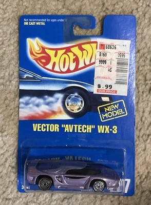 Hot Wheels Purple Vector ''AV TECH'' WX-3 #207 - New