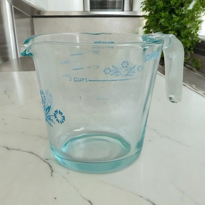 Vintage Measuring Jug PYREX 1 Cup Clear Glass Measuring Cup