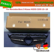 K&uuml;hlergrill Frontgrill Diamant F&uuml;r Mercedes-Benz C-Klasse W205 C205 2015&ndash;2018