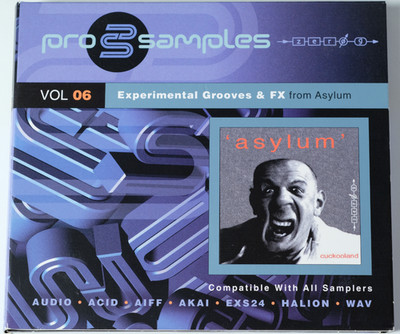 Zero-G Pro Samples vol. 06 Asylum Sample/Sampling Library 2 CD