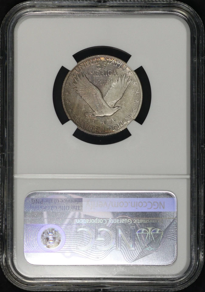 1926-S Standing Liberty Quarter NGC XF Details Cleaned - Image 2 of 2