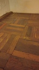 Teak Parquet Flooring - Reclaimed from English Library- 20 Square Meters