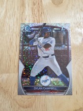 2023 Bowman Chrome DYLAN CAMPBELL Sparkle Refractor #BDC-181 1st Rookie Dodgers