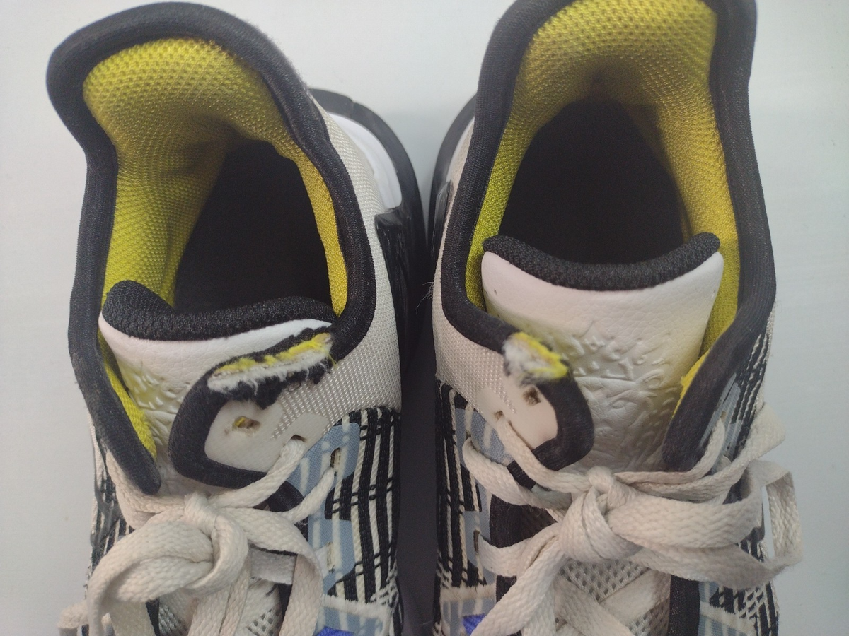New Nike Lebron Witness VI - White, Black, and Yellow Nike LeBron Witness VI GS White / Black - Jan 2025  main image 3