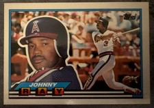 JOHNNY RAY 1989 TOPPS BIG, #7, CALIFORNIA ANGELS