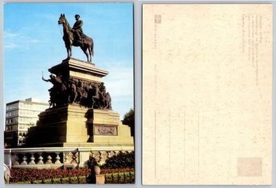 Sofia Bulgaria Liberators Monument Equestrian Statue Postcard FOTOIZDAT