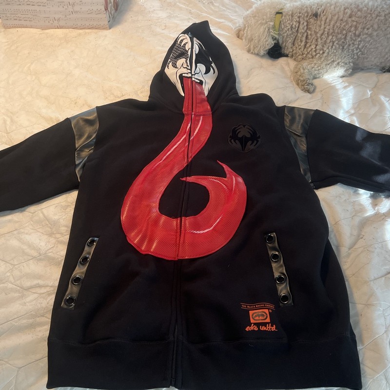 Gene Simmons KISS ECKO UNLTD Hoodie. XL. RARE!!  New!!