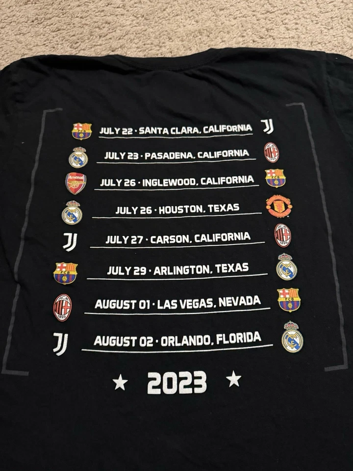 Official Soccer Champions Tour 2023 Tshirt Shortsleeve Size Large - Image 4 of 4