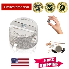 Precision 2-in-1 Cosmetic Pencil Sharpener - Effortless Precision in Silver