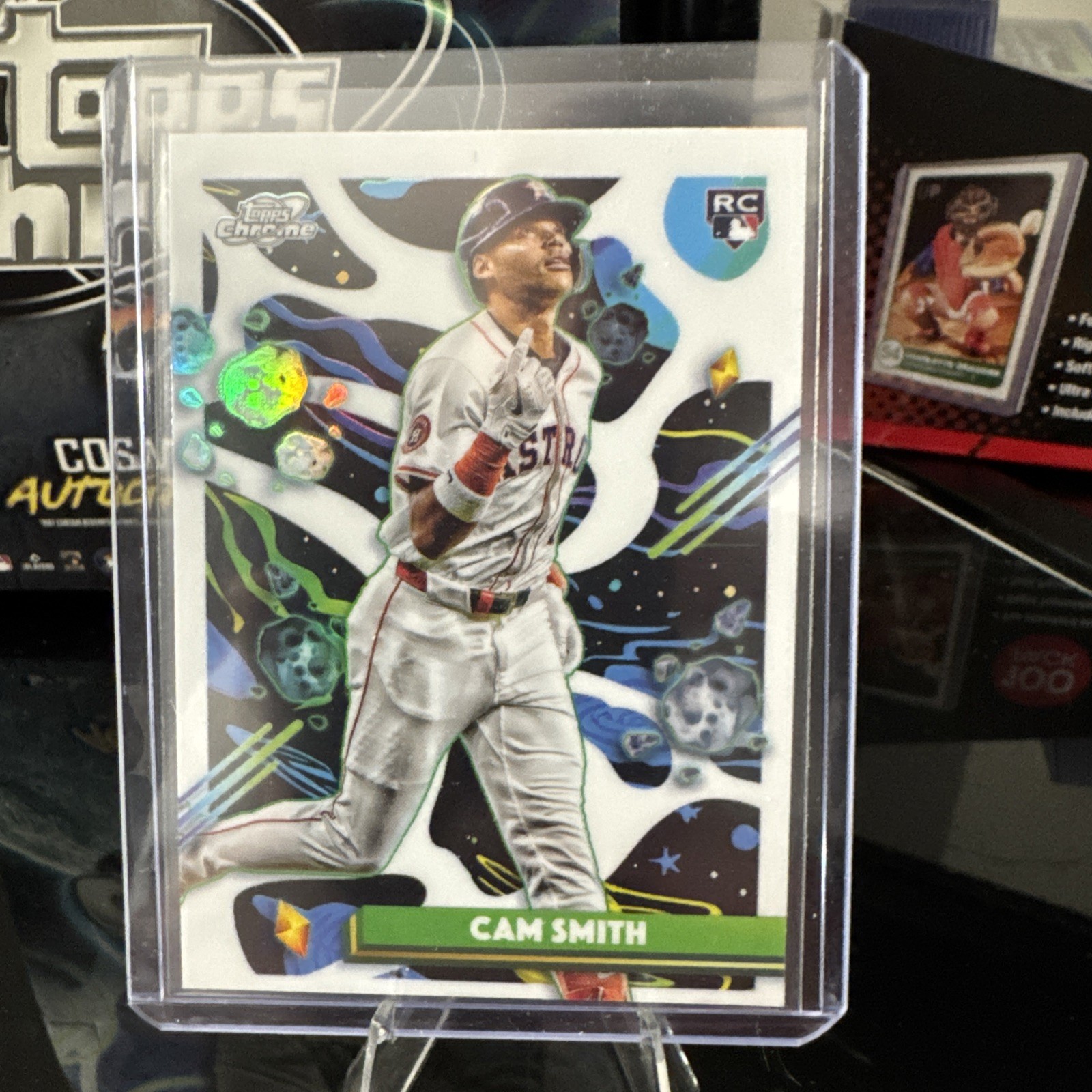 Cam Smith 2025 Topps Cosmic Chrome #166 White Hole Refractor Astros RC SP