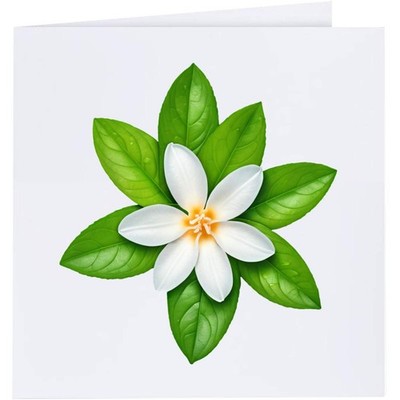 Grußkarten ''Jasminblüte'' (GC061764)