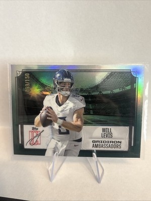 2025 Topps Signature Class - Gridiron Ambassadors Will Levis #GA-15 Green /150