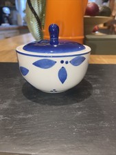 Whittard of Chelsea Cream Jug Tea Clipper Blue White Handpainted