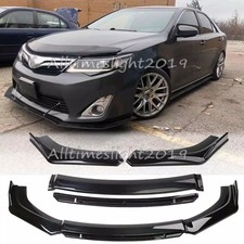 For Toyota For Camry 2001-2017 Gloss Black Front Bumper Splitter Spoiler Lip