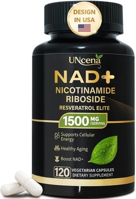 NAD Supplement 1500mg - Liposomal NAD+ Nicotinamide Riboside with Resveratrol