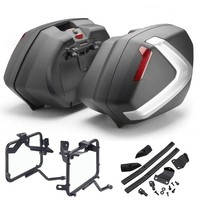 Givi V37 Seitenkoffer Mit Rahmen FüR Honda NC 750 X 2016-2018 Schwarz