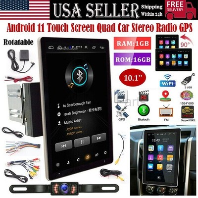 2+32GB For Android 13 Double 2Din Car Stereo CarPlay GPS Navi WiFi BT RDS Radio
