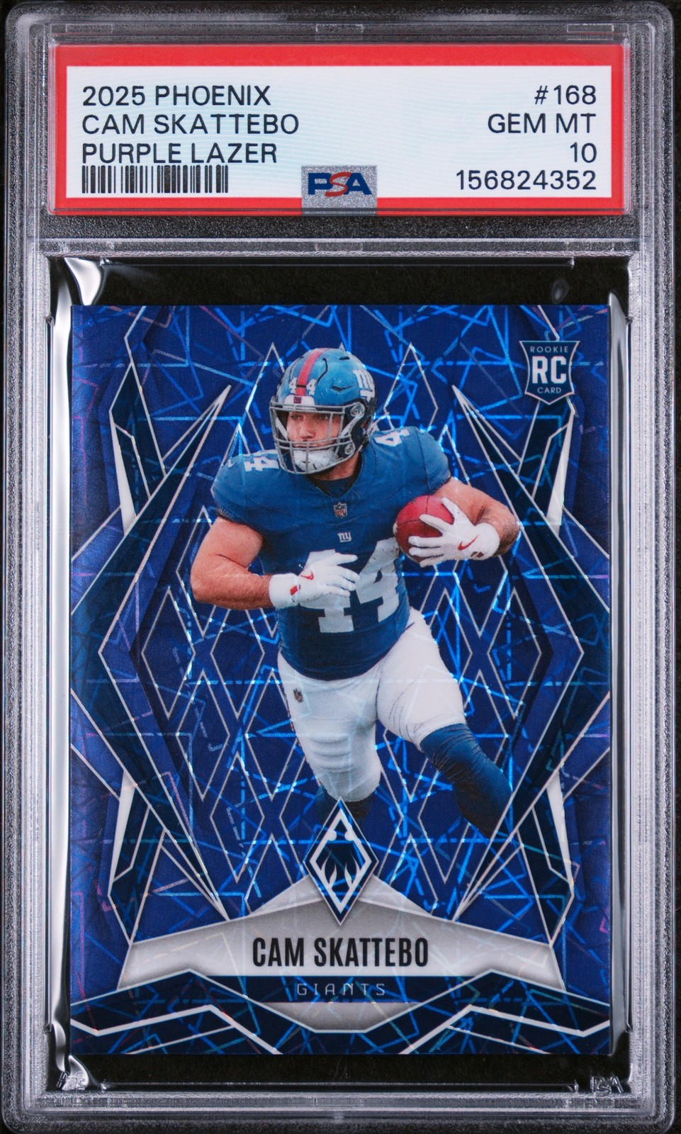 Cam Skattebo Panini Phoenix #168 Purple Lazer