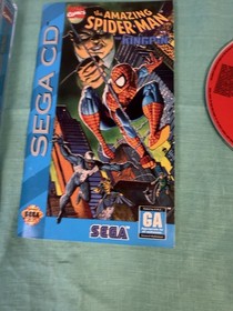 Amazing Spider-Man vs. The Kingpin (Sega CD, 1993) Complete Mint Condition 